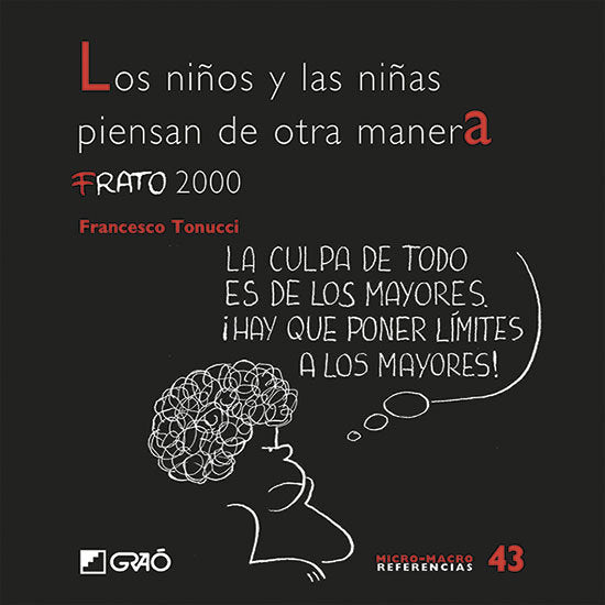 Los niños y las niñas piensan de otra manera, de Tonucci, Francesco | portada del libro