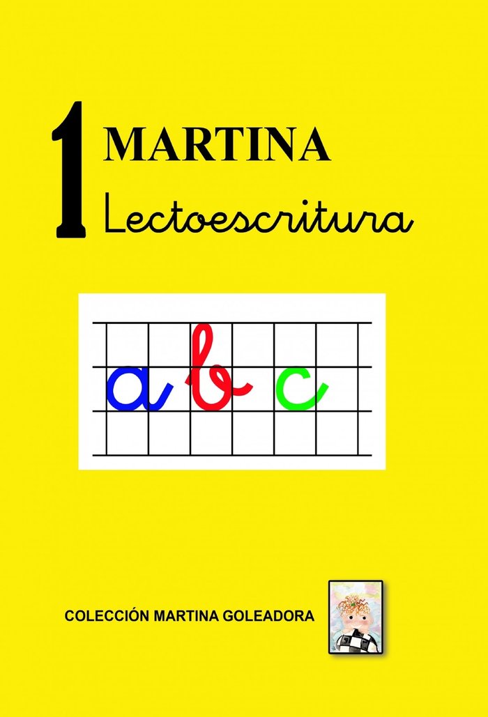 1. MARTINA Lectoescritura, de Mamen Medina | portada del libro