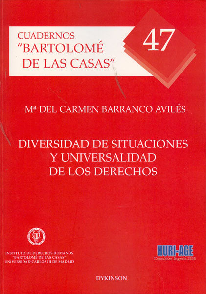 Diversidad de situaciones y universalidad de los derechos, de Barranco Avilés | portada del libro