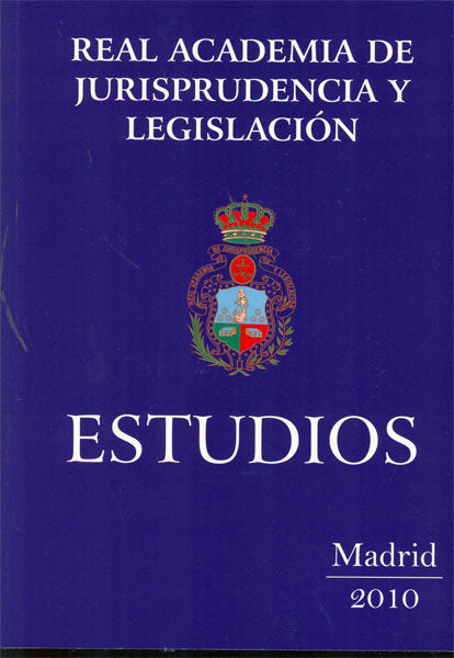 Estudios 2010, de Real Academia de Jurisprudencia y Legislación | portada del libro