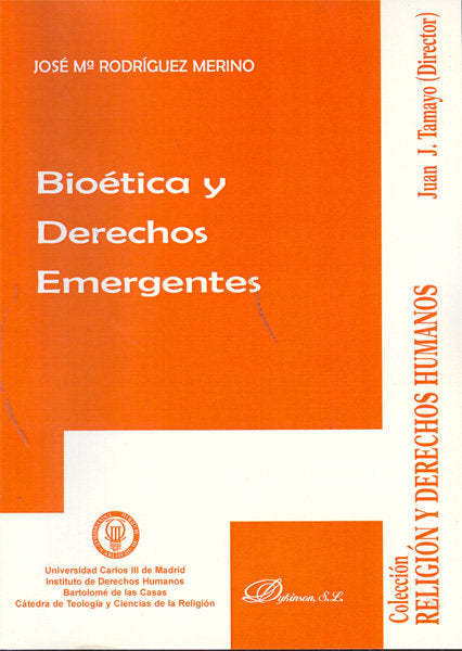 Bioética y derechos emergentes, de Rodríguez Merino, José María | portada del libro