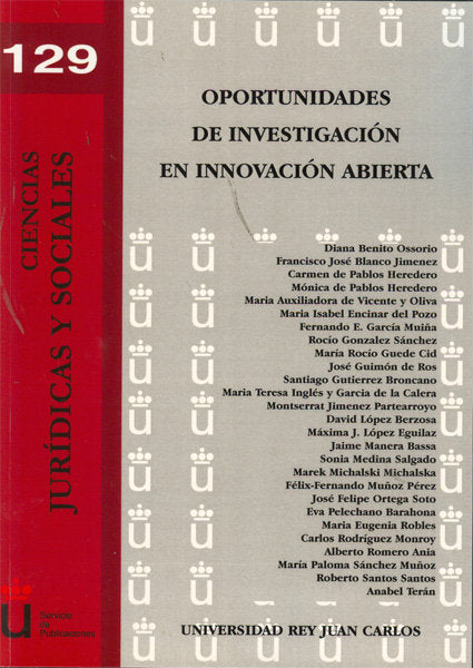 Oportunidades de investigación en innovación abierta, de Benito Ossorio [et al.], Diana | portada del libro