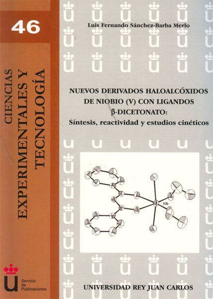 Nuevos derivados haloalcóxidos de niobio (V) con ligandos ß-dicetonato. Síntesis, reactividad y estu, de Sánchez-Barba Merlo 