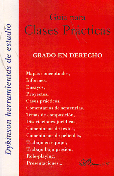 Guía para Clases Prácticas. Grado en Derecho, de Sánchez-Arcilla Bernal, José | portada del libro
