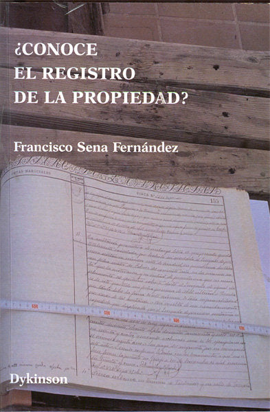 ¿Conoce el registro de la propiedad?, de Sena Fernández | portada del libro