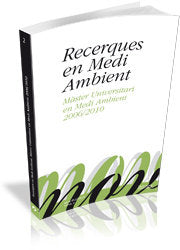 Recerques en Medi Ambient | portada del libro