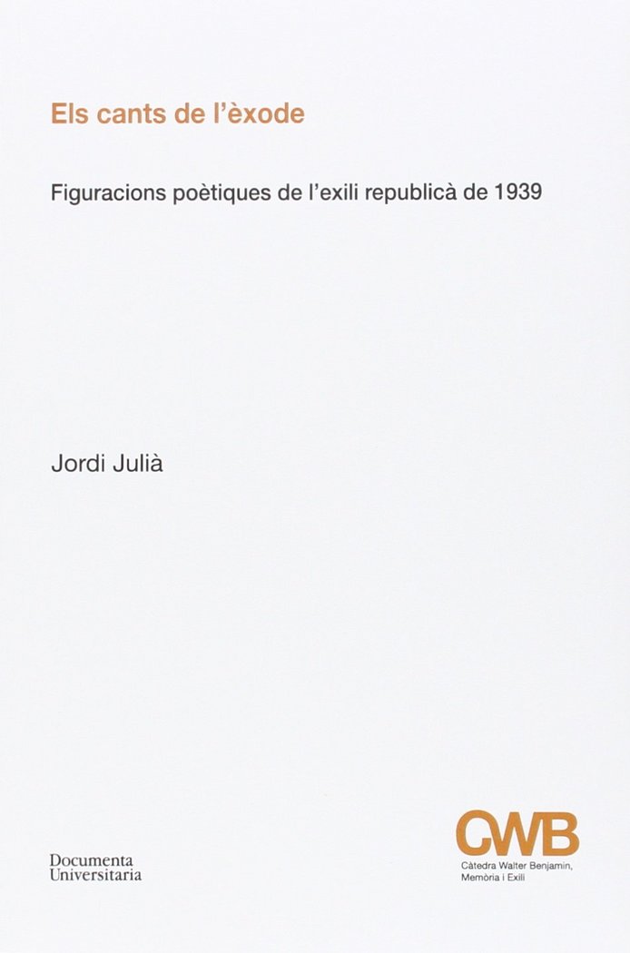 Els cants de l'èxode, de Julià Garriga, Jordi | portada del libro