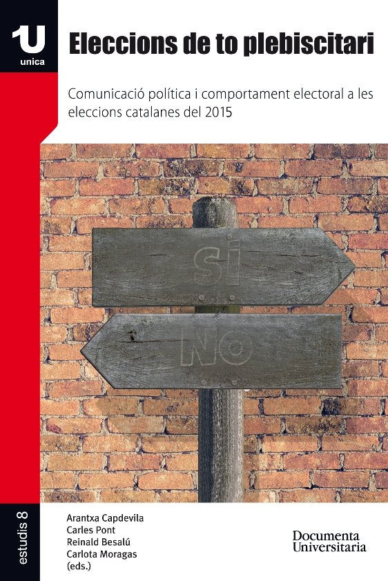 Eleccions de to plebiscitari, de Capdevila Gómez, Arantxa | portada del libro