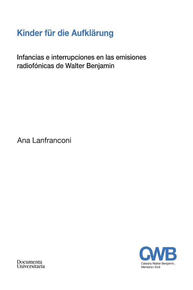 Kinder für die Aufklärung, de Lanfranconi, Ana | portada del libro