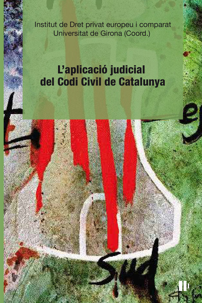 LAPLICACIO DEL CODI CIVIL DE CATALUNYA | portada del libro