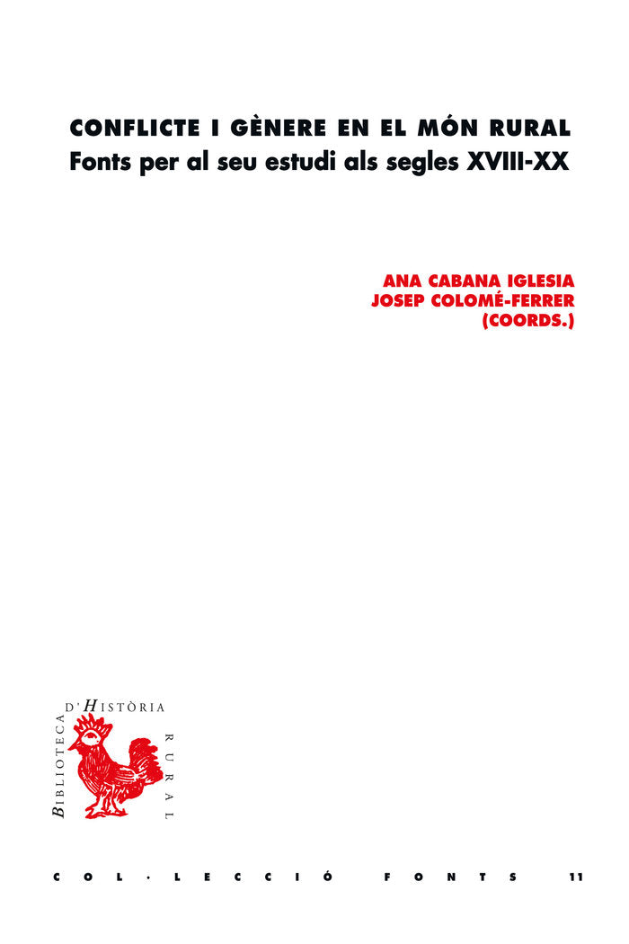 CONFLICTE I GENERE EN EL MON RURAL, de CABANA IGLESIA, ANA | portada del libro