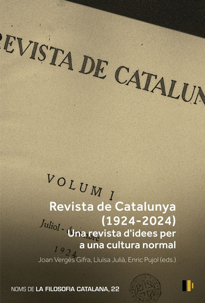 REVISTA DE CATALUNYA (1924-2024), de JULIA CAPDEVILA, LLUISA | portada del libro