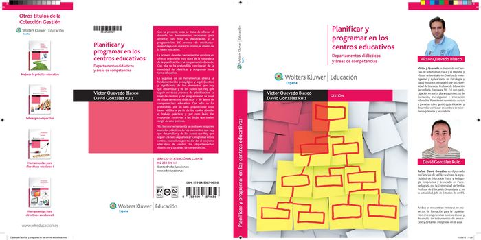 Planificar y programar en los centros educativos, de Quevedo Blasco, Víctor José | portada del libro