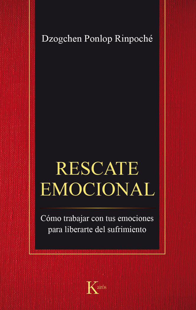 Rescate emocional, de Ponlop Rinpoché, Dzoghen | portada del libro