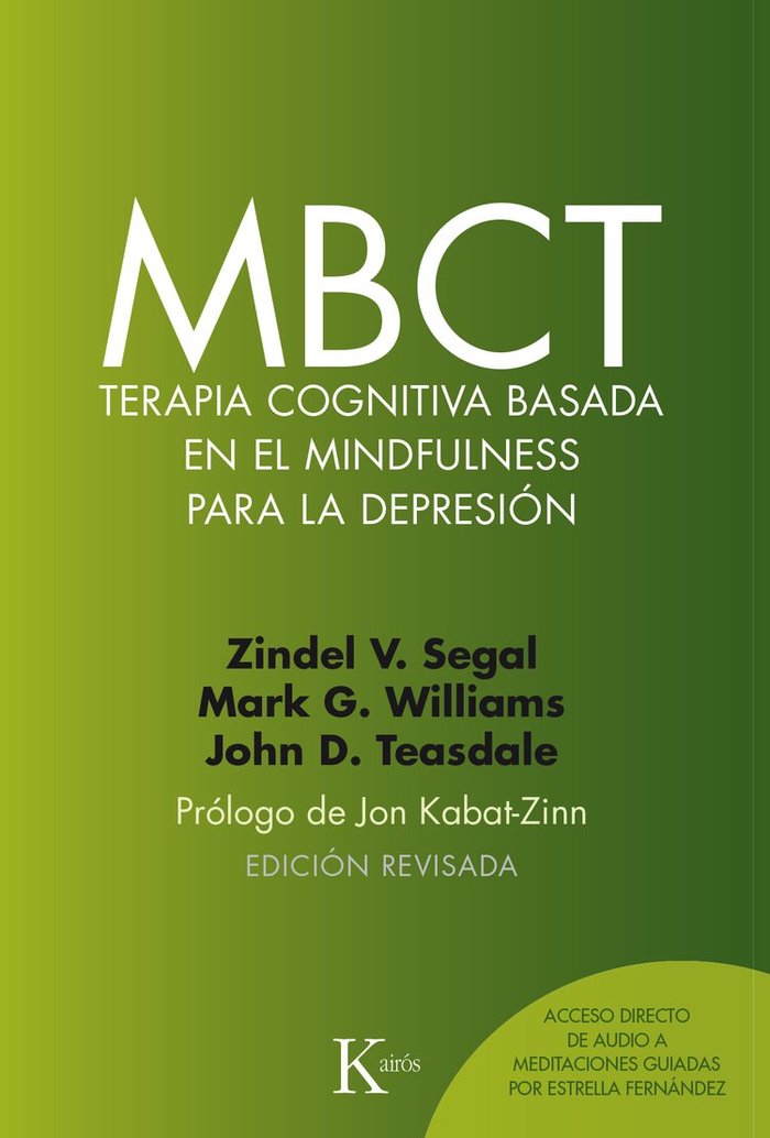 MBCT Terapia cognitiva basada en el mindfulness para la depresión, de Segal, Zindel V. | portada del libro