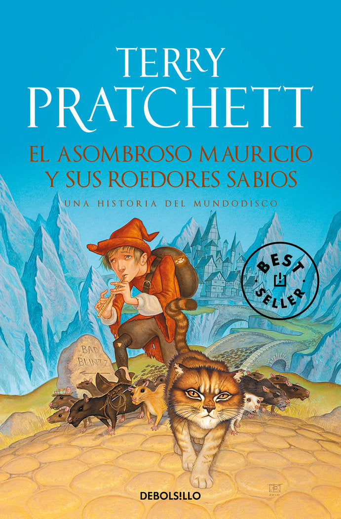 El asombroso Mauricio y sus roedores sabios (Mundodisco 28), de Pratchett, Terry | portada del libro