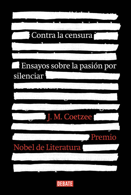 Contra la censura, de Coetzee | portada del libro