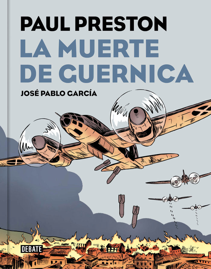 La muerte de Guernica (versión gráfica), de Preston, Paul | portada del libro