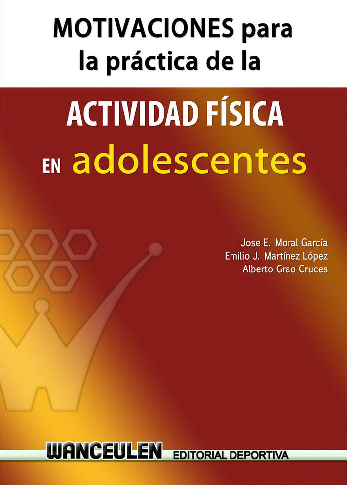Motivación para la práctica de actividad física en adolescentes, de Moral García | portada del libro