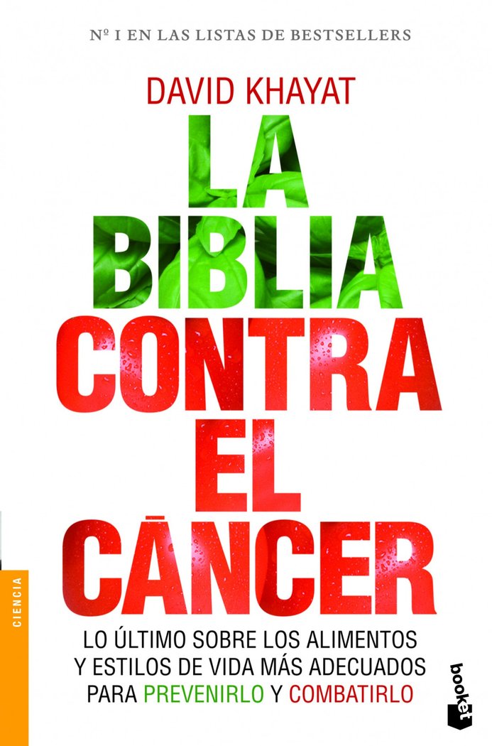 La biblia contra el cáncer, de DAVID KHAYAT | portada del libro