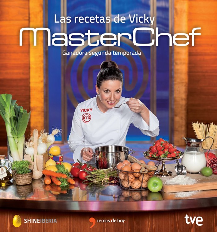 Las recetas de Vicky, de CR TVE#MASTERCHEF | portada del libro