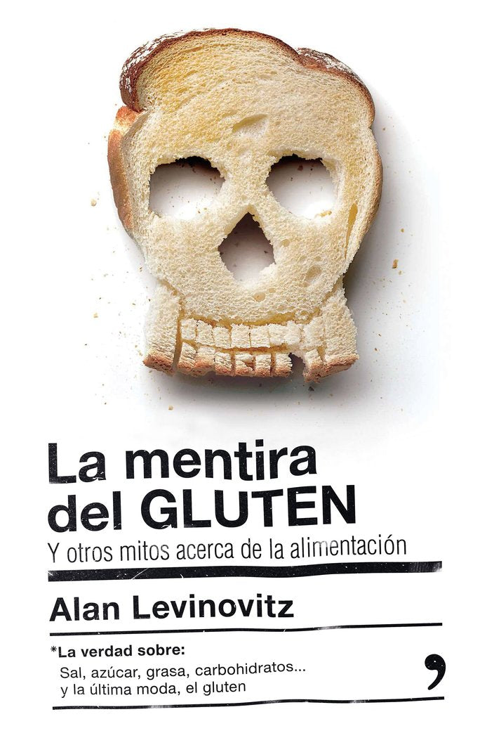 La mentira del GLUTEN, de Levinovitz | portada del libro