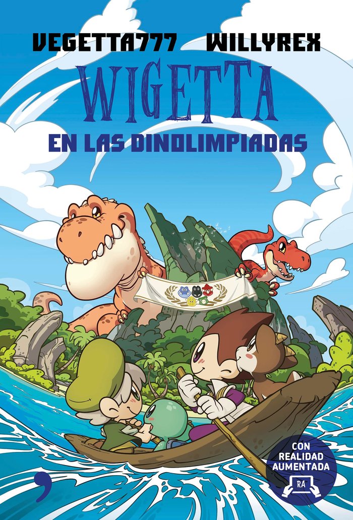5. Wigetta en las Dinolimpiadas, de Vegetta777 y Willyrex | portada del libro
