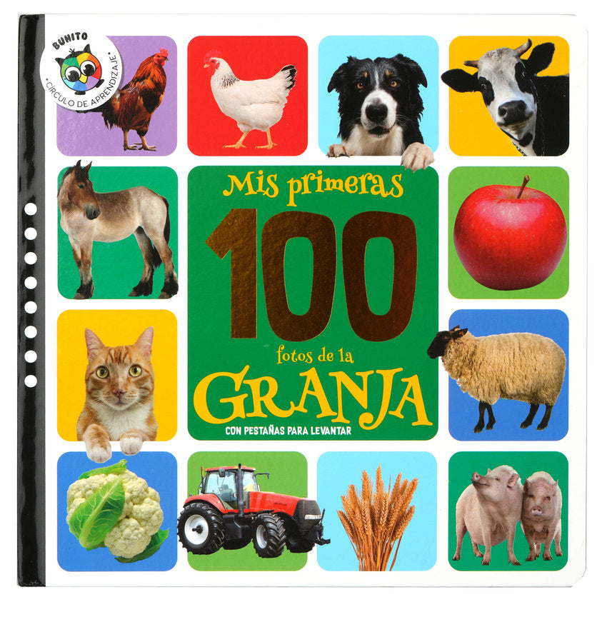 MIS PRIMERAS 100 FOTOS DE LA GRANJA, de AA.VV. | portada del libro