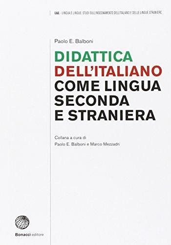 DIDATTICA DELL ITALIANO COME LINGUA SECONDA E STRANIERA, de BALBONI | portada del libro