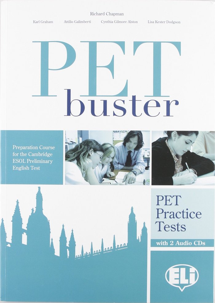 PET BUSTER PHOTOCOPIABLE TEST BOOK, de Varios autores | portada del libro