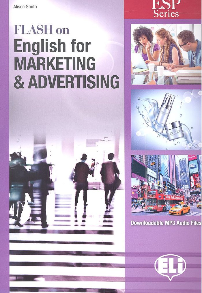 FLASH ON ENGLISH FOR MARKETING ADVERTISING, de Varios autores | portada del libro