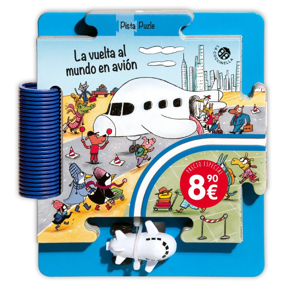 LA VUELTA AL MUNDO EN AVION, de MANTEGAZZA, GIOVANNA | portada del libro