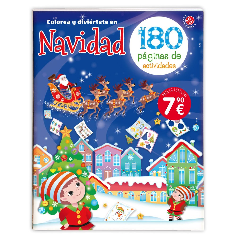 COLOREA Y DIVIERTETE EN NAVIDAD, de CLIMA,GABRIELE | portada del libro
