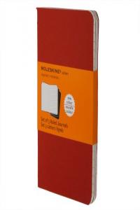 Set de 3 cuadernos Cahier a rayas - Pocket - Color Rojo, de SIN AUTOR | portada del libro