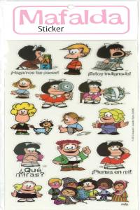 PACK STICKERS MAFALDA 2 - 6 COPIAS, de QUINO | portada del libro