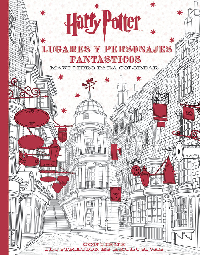 HARRY POTTER LUGARES Y PERSONAJES FANTáSTICOS MAXI LIBRO PAR | portada del libro
