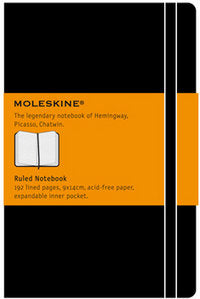 MOLESKINE RULED NOTEBOOK, de SIN AUTOR | portada del libro