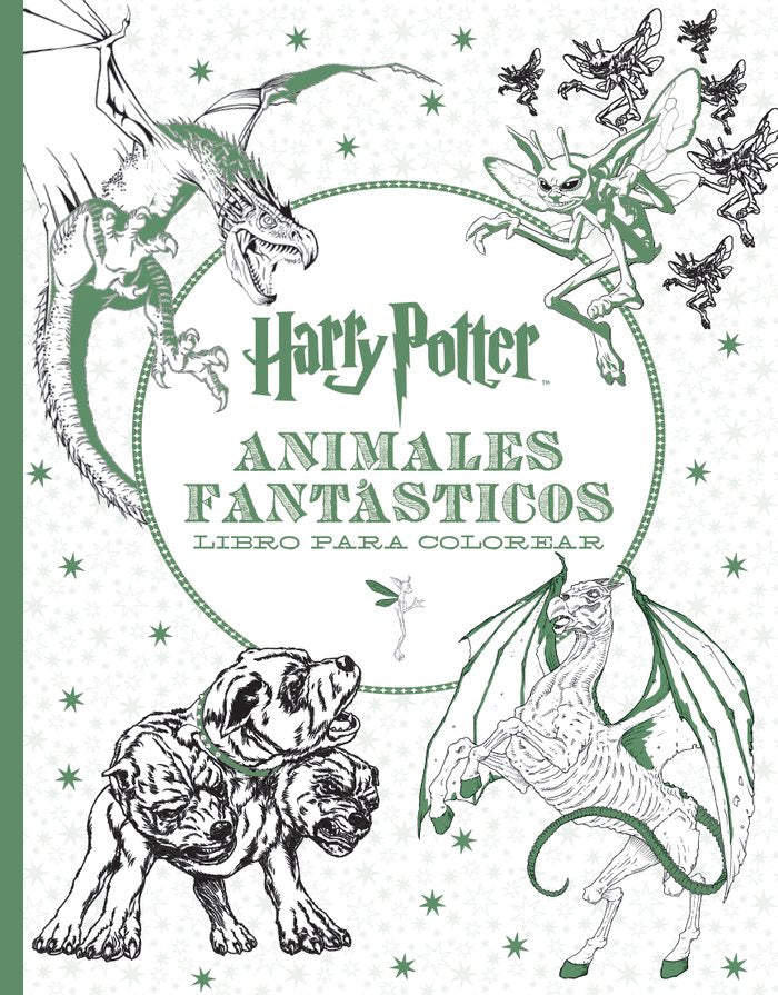 HARRY POTTER-ANIMALES FANTÁSTICOS LIBRO PARA COLOREAR, de Varios autores | portada del libro