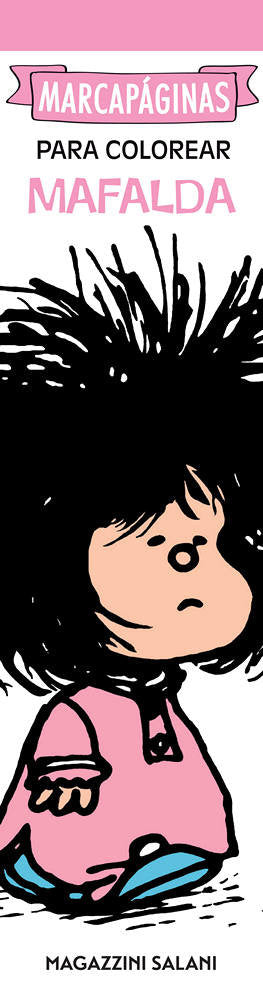 Marcapáginas para colorear (Mafalda), de Quino | portada del libro