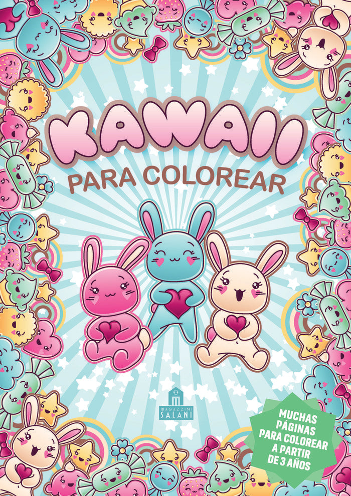 KAWAII PARA COLOREAR, de , AA.VV. | portada del libro