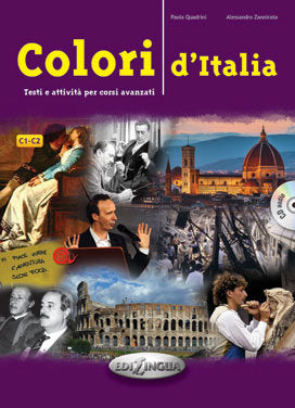COLORI D ITALIA ESTI E ATTIVITA PER CORSI AVANZATI + CD AUDIO, de Varios autores | portada del libro