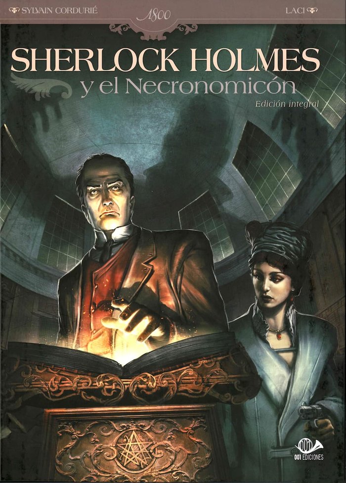 SHERLOCK HOLMES Y EL NECRONOMICON, de CORDURIE | portada del libro