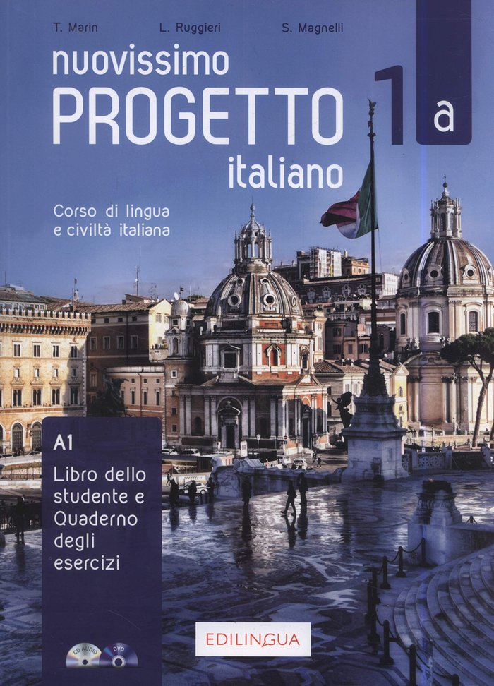 NUOVISSIMO PROGETTO ITALIANO 1A CD DVD, de Varios autores | portada del libro