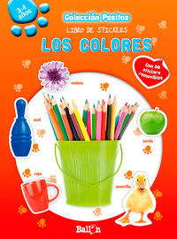 Los colores - Pasitos libro de stickers, de BALLON | portada del libro