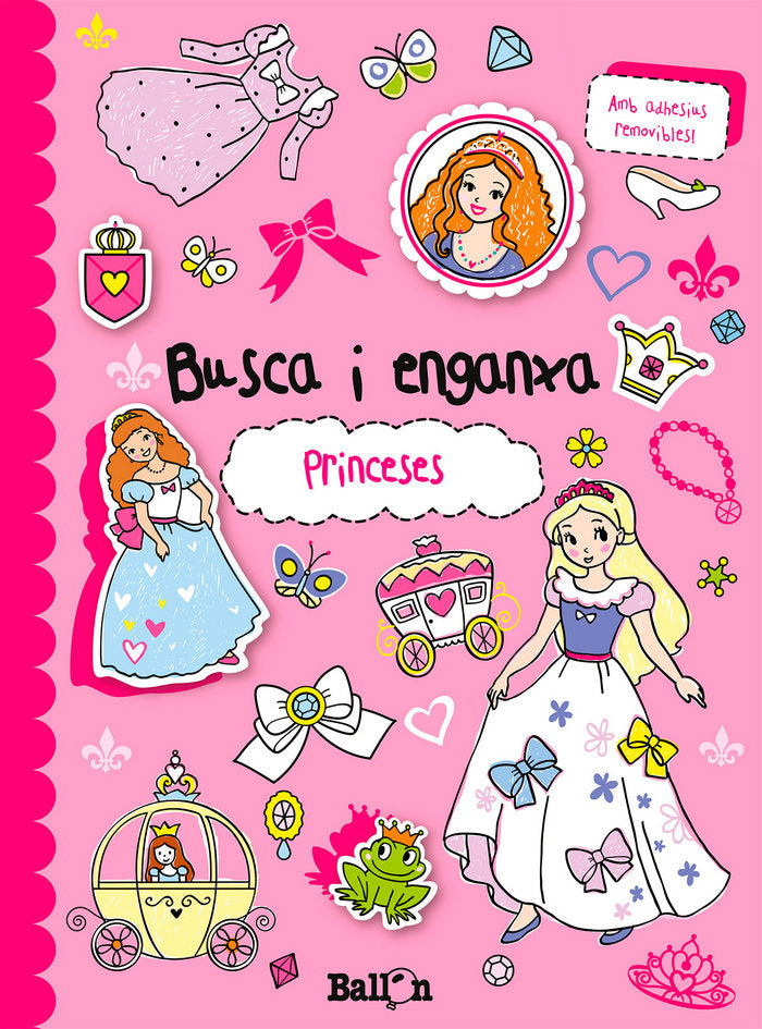 Princeses - Busca i enganxa, de BALLON | portada del libro
