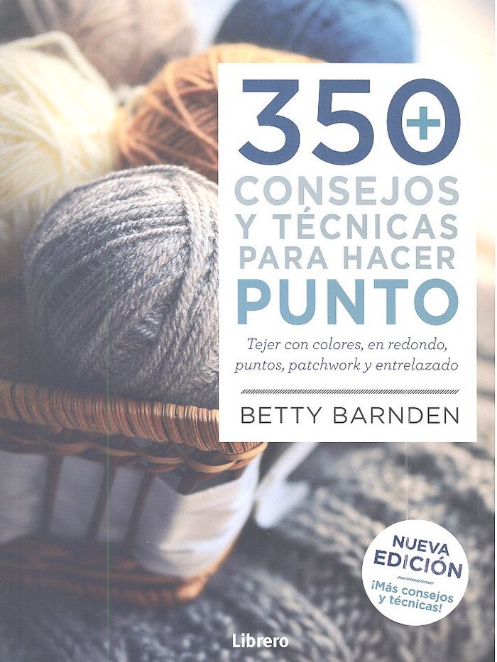 350 consejos y técnicas para hacer punto, de Barnden, Betty | portada del libro