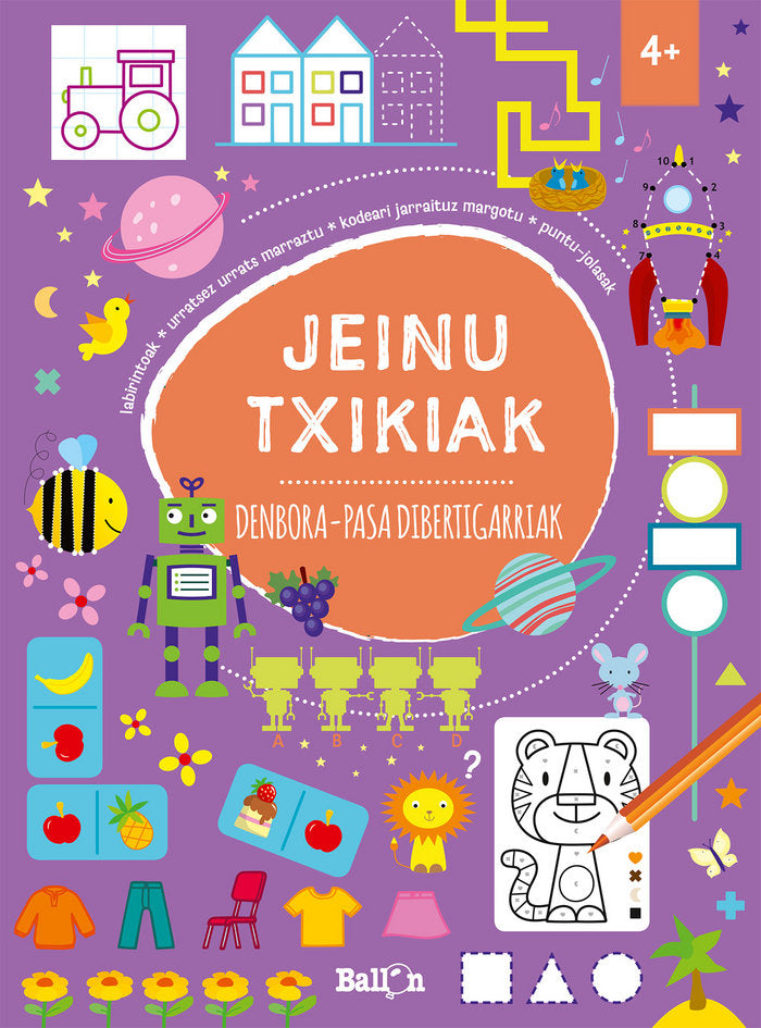 Jeinu txikiak - Denbora - dibertigarriak, de Ballon | portada del libro