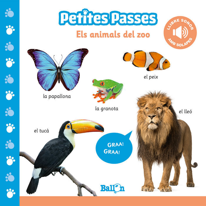 ELS ANIMALS DEL ZOO - PP LLIBRE SONOR, de BALLON | portada del libro