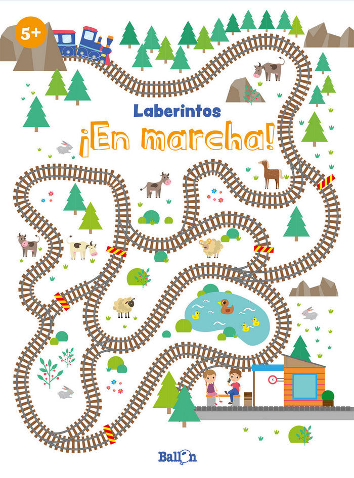 LABERINTOS - ¡EN MARCHA!, de BALLON | portada del libro