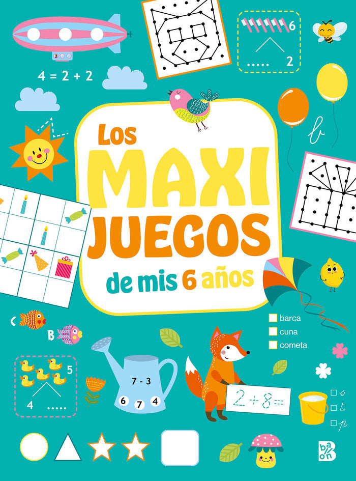 LOS MAXI JUEGOS DE MIS 6 AÑOS, de BALLON | portada del libro